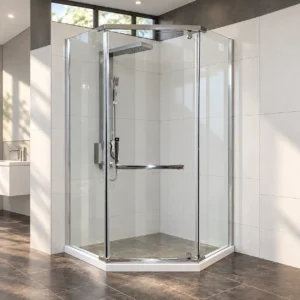 Dushkabinë FM-9805 Clear – xham transparent, 6 mm